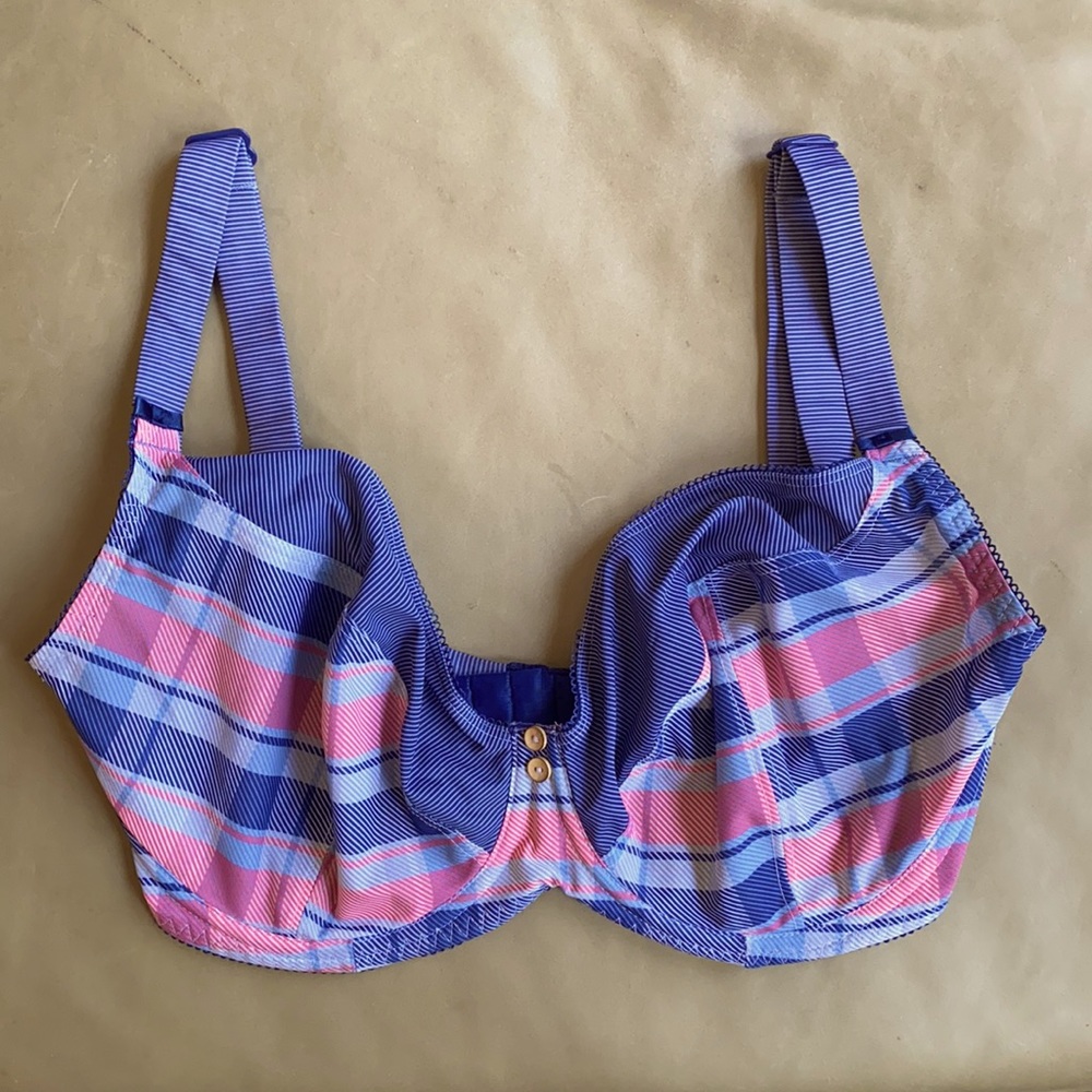 Freya “Totally Tartan” Underwire Plunge Balcony bra in size 30G